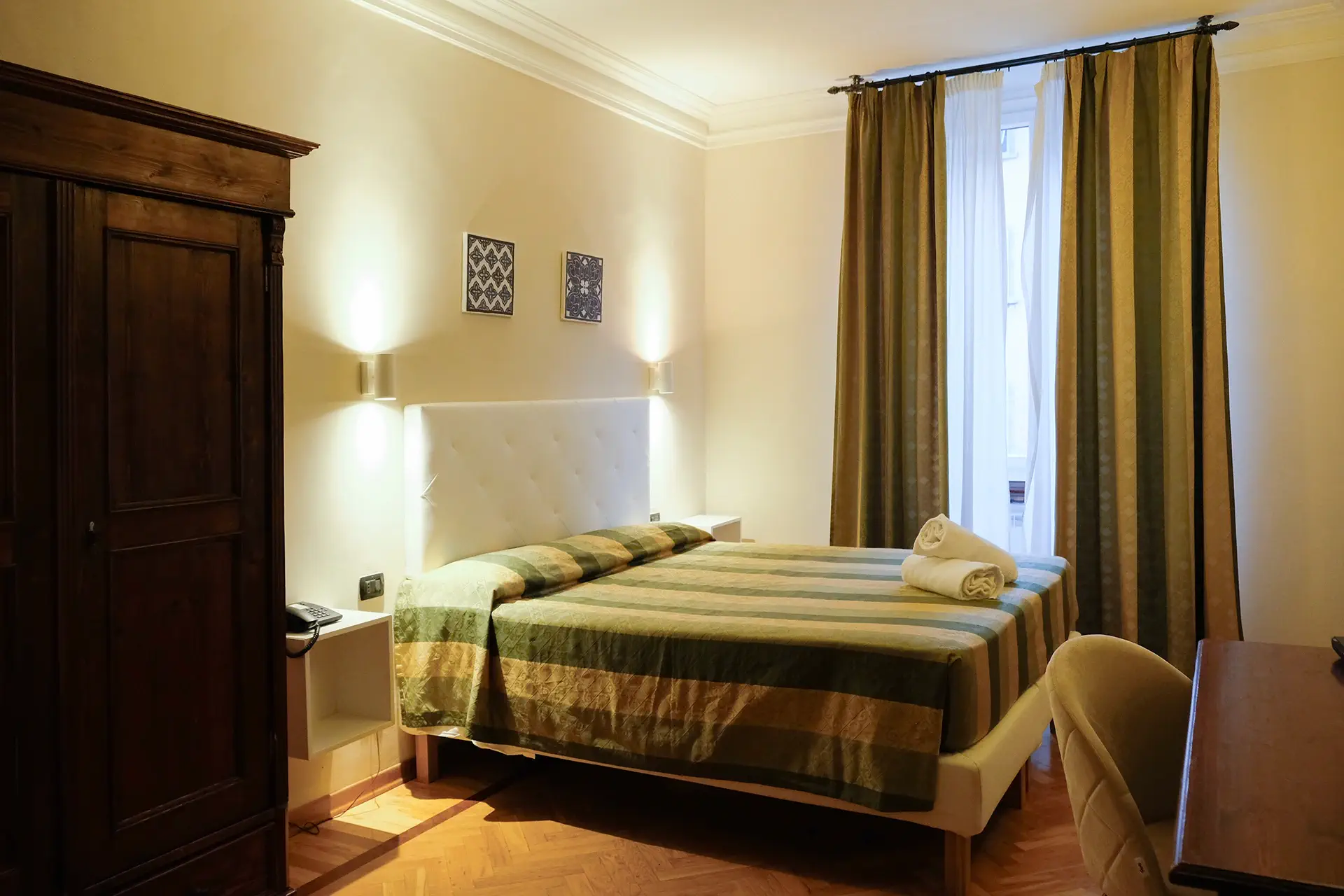 Foto panoramica della camere