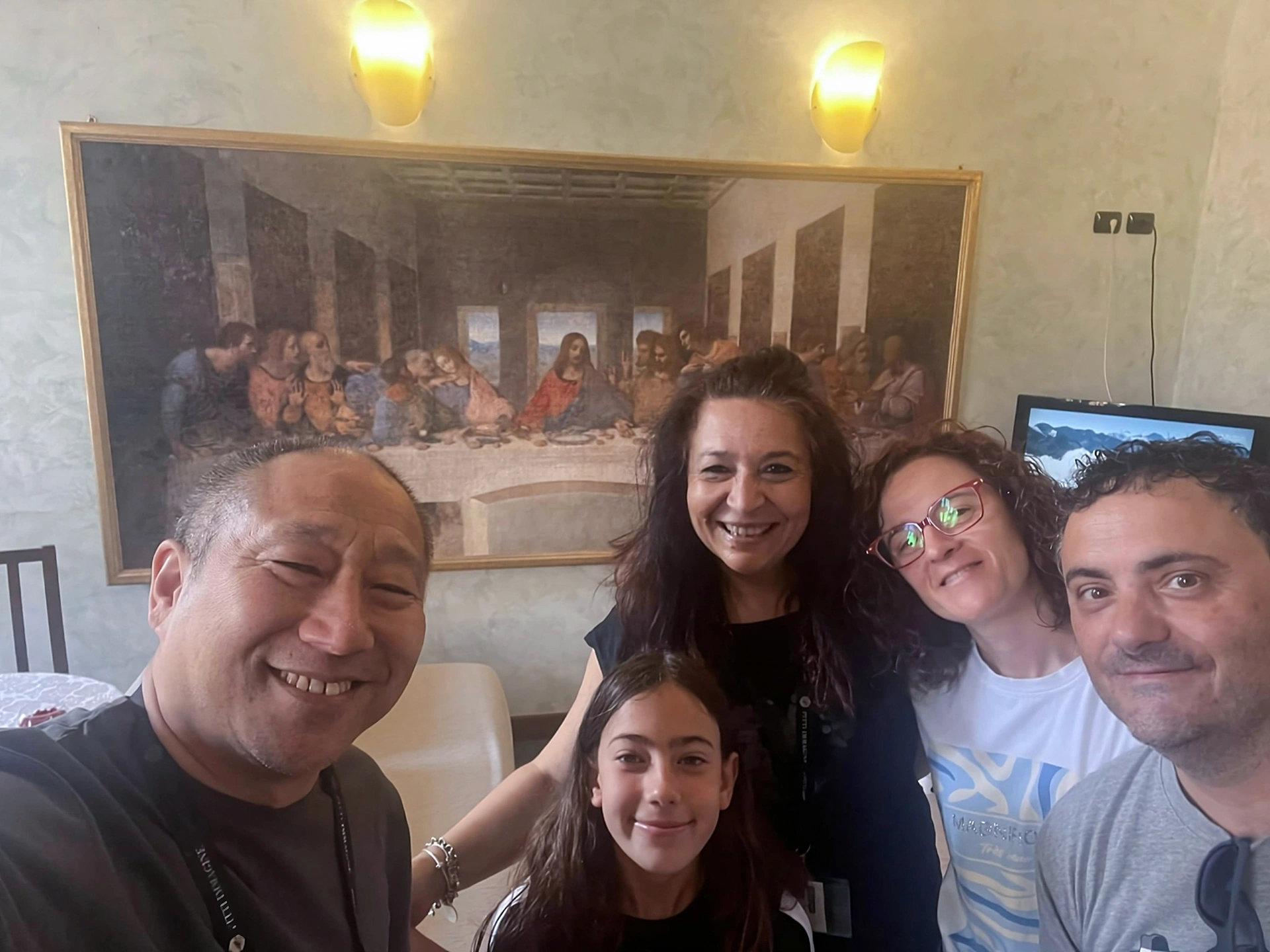 foto dei proprietaria con ospiti