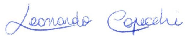 firma di Leonardo
